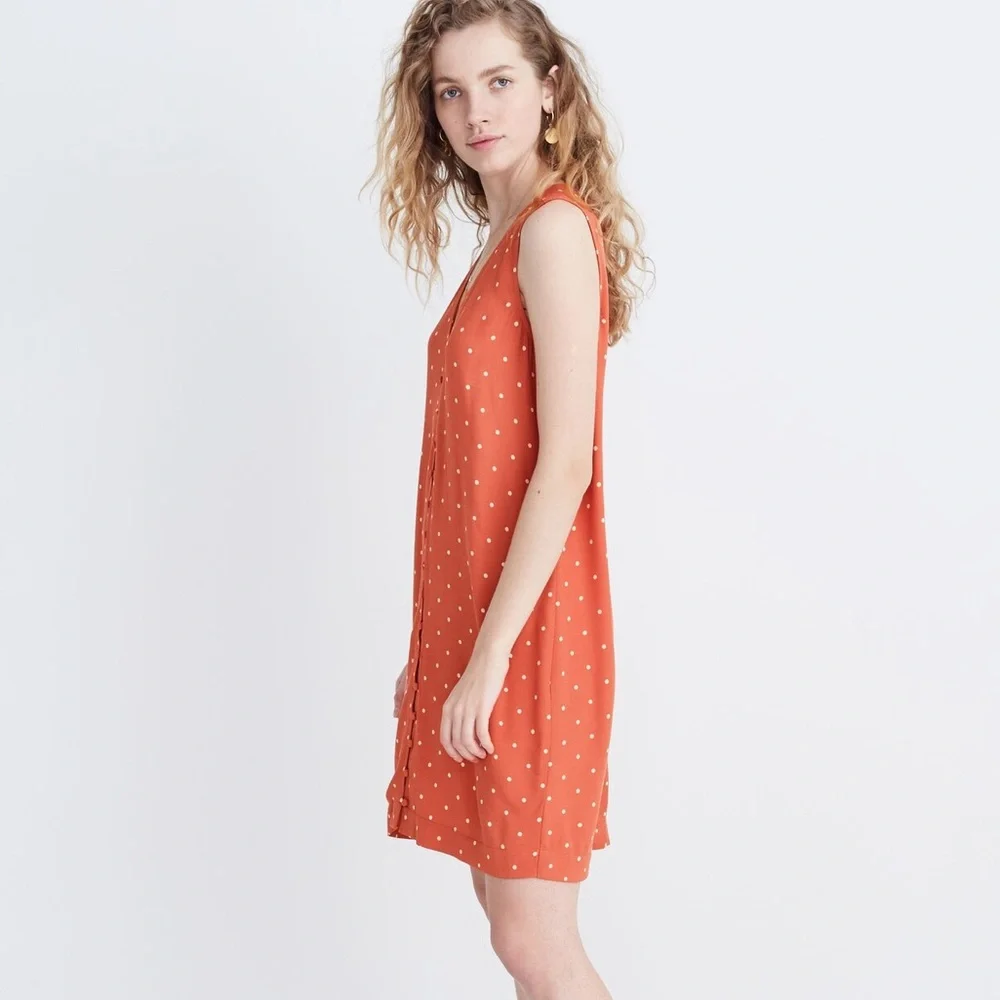 Madewell Heather Button-Front Dress - Picture 10 of 11